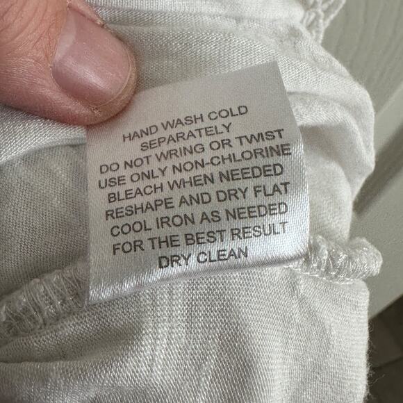 pink republic women’s ivory crochet lace tank top size m boho summer casual - Picture 9 of 9